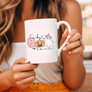 Fab-boo-lous Retro Groovy Halloween Kaffemugg