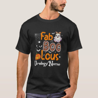 Fab Boo Lous Urology Nurse Pumpkin Halloween T Shirt