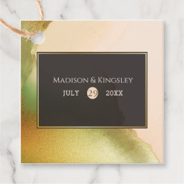 Fab Chartreuse 💚 Bold & Snyggt Budget Bröllop Gåvor Etiketter