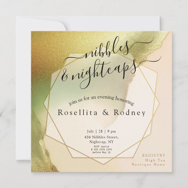 Fab Chartreuse 🤵 Bold & Snyggt Budget Bröllop Inbjudningar (Framsida)