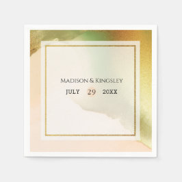 Fab Chartreuse 🤵 Bold & Snyggt Budget Bröllop Pappersservett