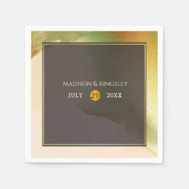 Fab Chartreuse 🤵 Bold & Snyggt Budget Bröllop Pappersservett