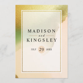 Fab Chartreuse 🤵 Bold & Snyggt Budget Bröllop Program