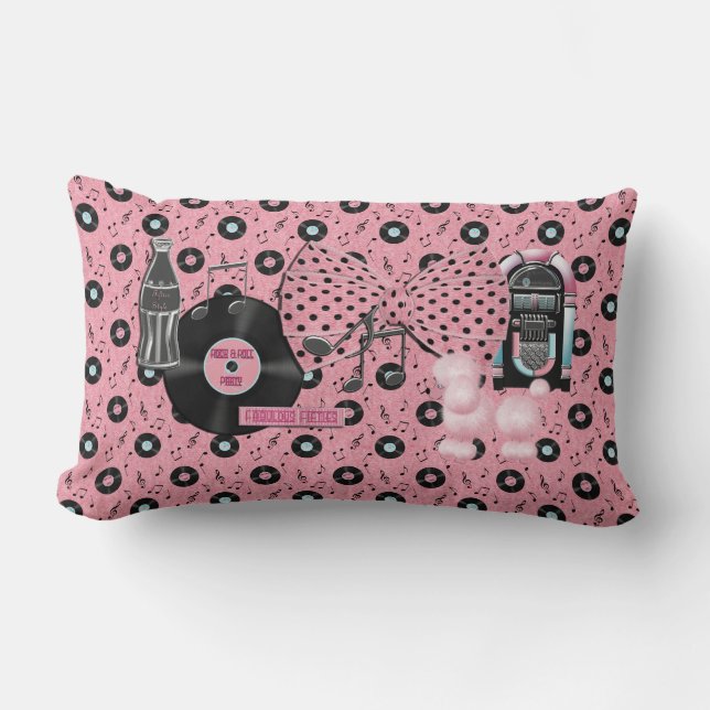 Fab femtiotal lumbarkudde (Framsida)