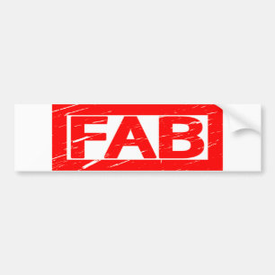 Fab Frimärke Bildekal