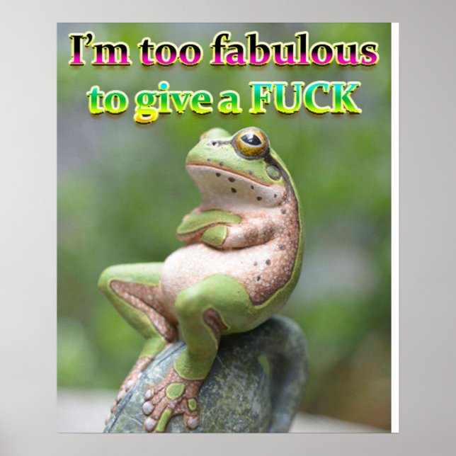 FAB FROG FREDDIE POSTER (Framsidan)