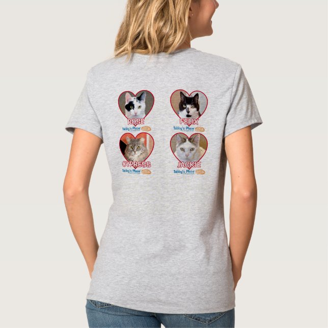 Fab fyra utslagsplats - Felix, Jackie, Cypress, T-shirt (Baksida)