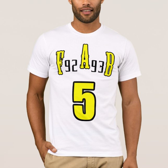 fab katt 5 tee shirt (Framsida)