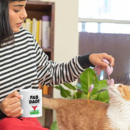 "FAB PAPPA!" Golfer Fars dag Coffee Mugg