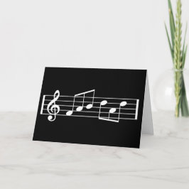 Fab Pappa Music Note Birthday Card Treble Clef Kort