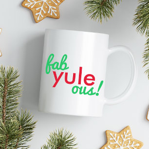 Fab Yule Ous   Roligt Fab för god jultid Snyggt Kaffemugg