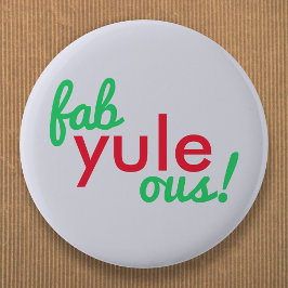 Fab Yule Ous | Roligt Fab för god jultid Snyggt Knapp