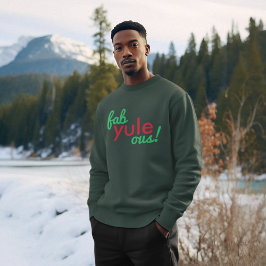 Fab Yule Ous | Roligt Fab för god jultid Snyggt Lång Ärmad Tröja