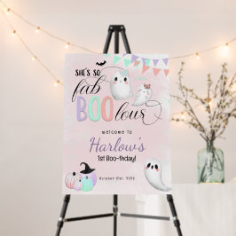 FabBOOlous Pastel Halloween Birthday Välkommen