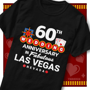 Fabelaktigt Las Vegas 60-årsjubileum för bröllopsp T Shirt