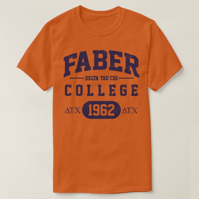 Faber College 1962 T Shirt (Design framsida)