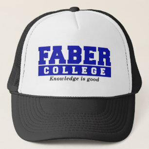 Faber högskolakunskap är bra truckerkeps