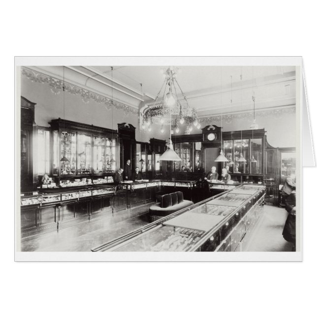 Faberge Emporium (b/w-foto) Hälsningskort (Framsidan Horizontal)
