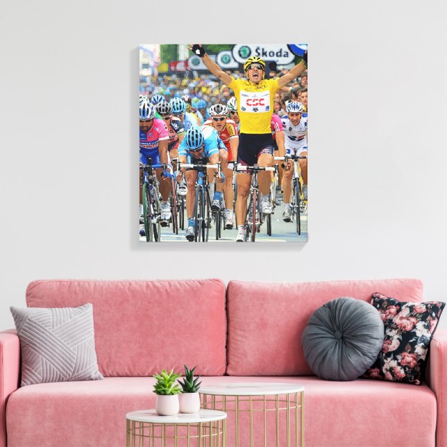 Fabian Cancellara Tidig hjälte Etapp 3 Tour de Fra Canvastryck (Insitu (Vardagsrum))