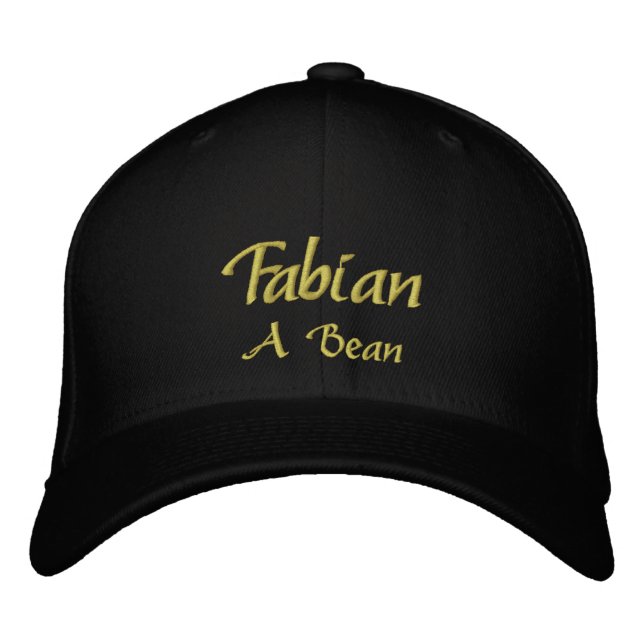 Fabian Namn Cap / Hat Broderad Keps (Framsida)