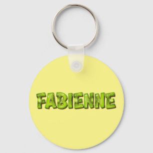 Fabienne Namn Kiwi Design Schlüsselanhänger Nyckelring