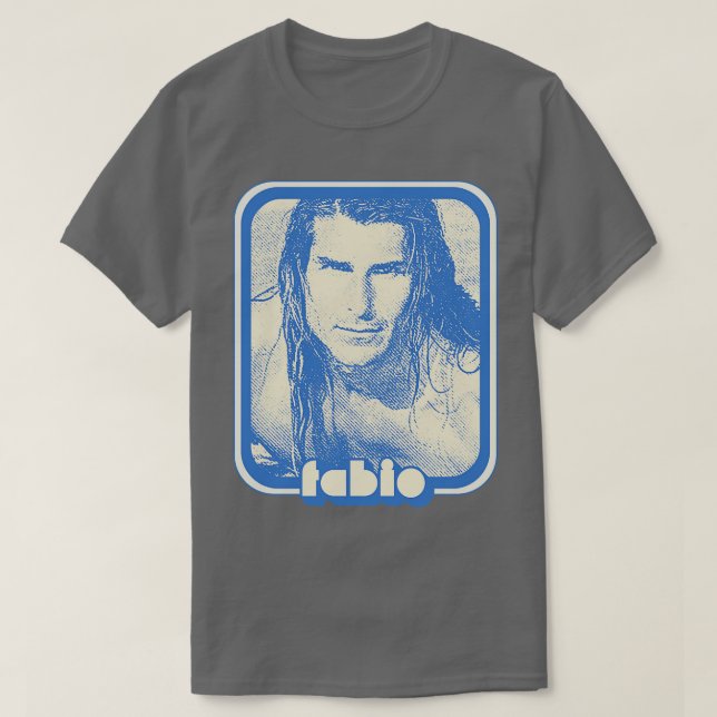 Fabio Retro 90s Aesthetic Fläkt Design 1 T Shirt (Design framsida)
