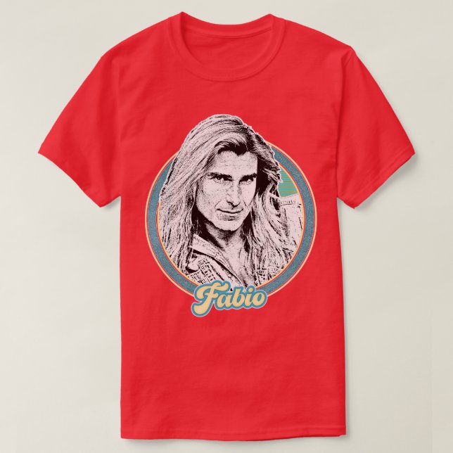Fabio Retro 90s Aesthetic Fläkt Design 2 T Shirt (Design framsida)