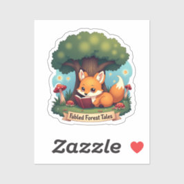 Fabled Forest Tales - Cute Fox Sticker Klistermärken