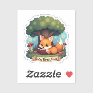 Fabled Forest Tales - Cute Fox Sticker Klistermärken
