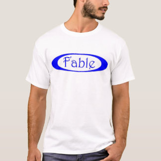 FABLElogo-blått T-shirt