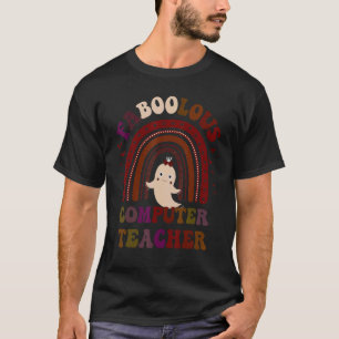 Faboolöst DATORTEACHER-kostym Det här är min spade T Shirt