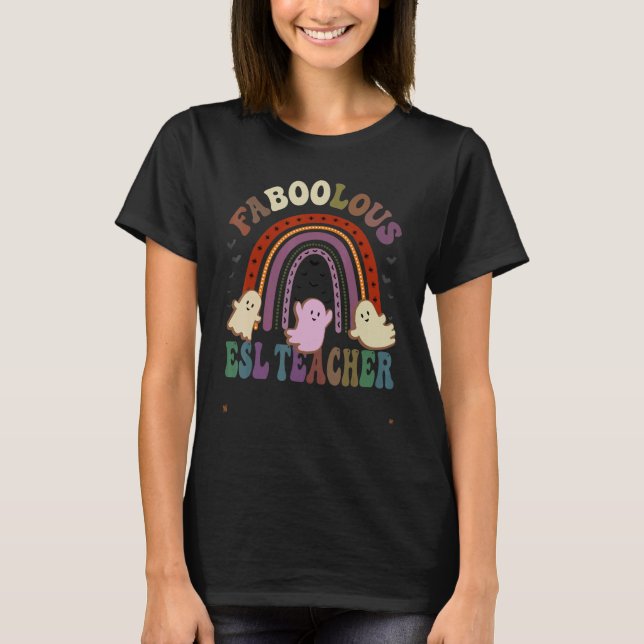 Faboolöst ESL-TEACHER-kostym. Det här är min Scary T Shirt (Framsida)
