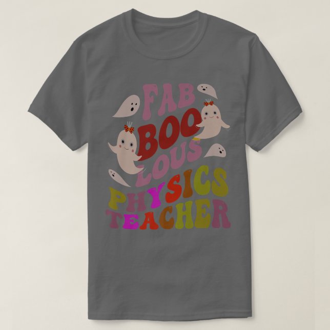 Faboolöst PHYSICS-TEACHER-kostym. Det här är mitt  T Shirt (Design framsida)