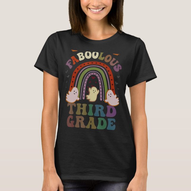 FaBOOlous 3RD KLASS TEACHER-kostym Det här är min  T Shirt (Framsida)
