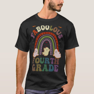 FaBOOlous 4TH KLASS TEACHER-kostym Det här är min T Shirt