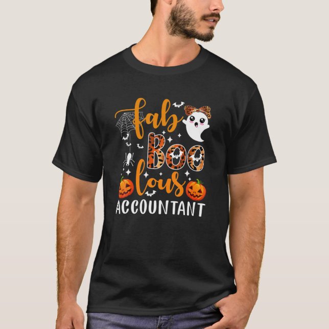Faboolous Accountant Accounting Gift Halloween Cos T Shirt (Framsida)