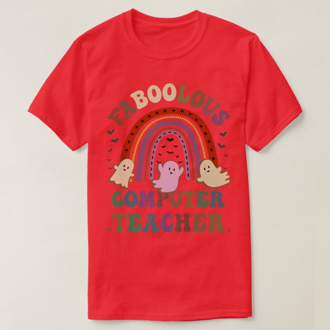 FaBOOlous COMPUTER TEACHER-kostym Det här är min s T Shirt (Design framsida)