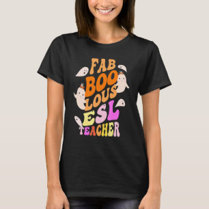 Faboolous ESL TEACHER Costume Detta är min talesma T Shirt