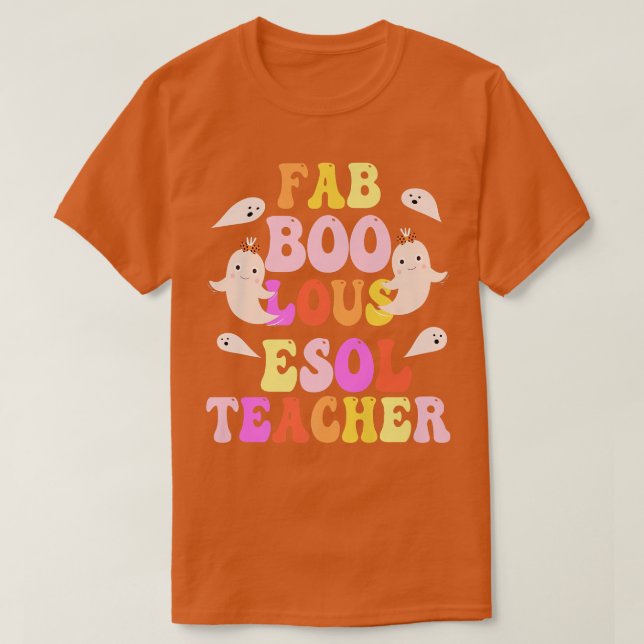 Faboolous ESOL TEACHER Costume Det här är mitt tal T Shirt (Design framsida)