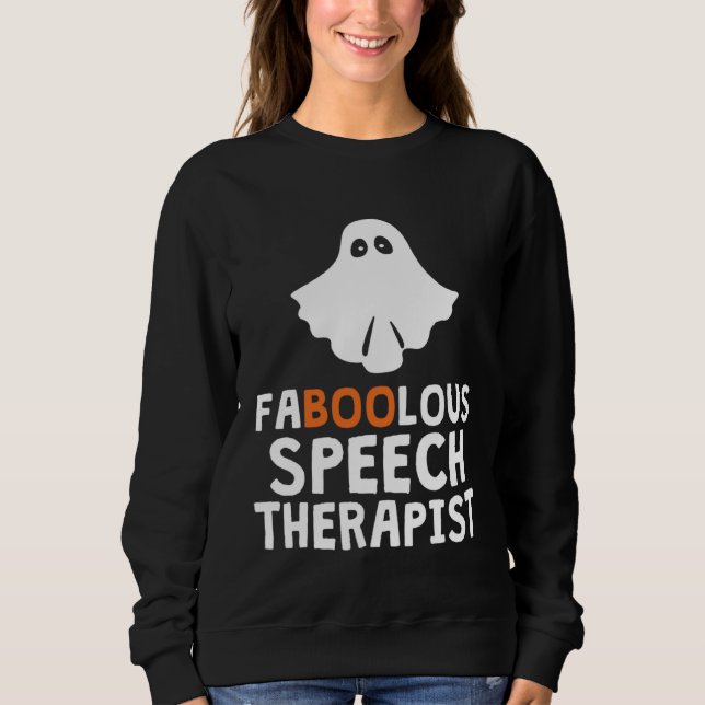 Faboolous Fabulous Speech Therapist Teacher Hallow T Shirt (Framsida)