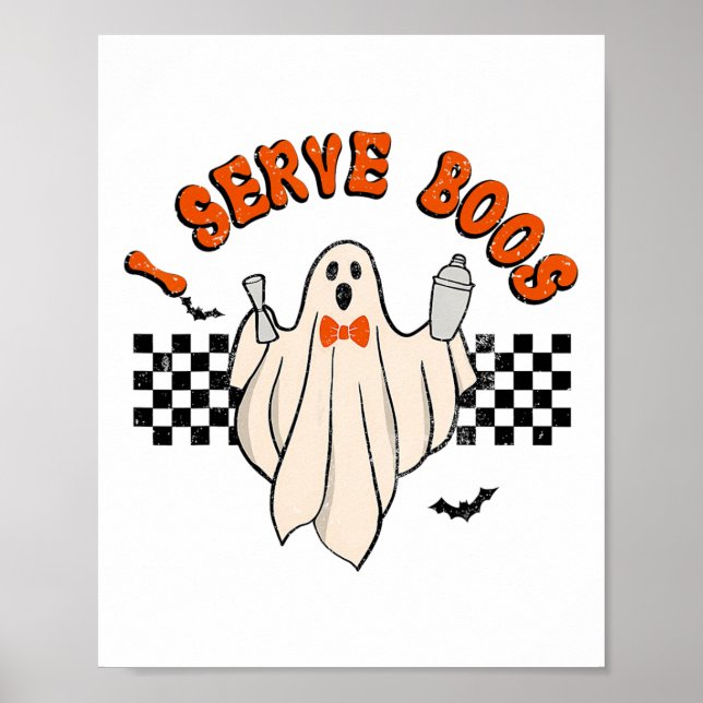 Faboolous Halloween Rtender Mixolog Ghost I Ser Poster (Framsidan)