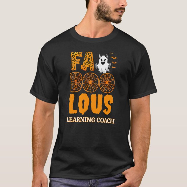 Faboolous Learning Coach på Halloween T Shirt (Framsida)