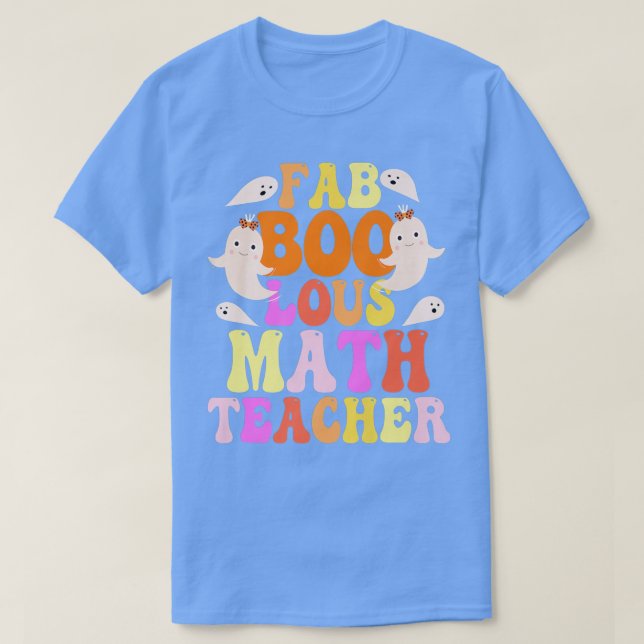 Faboolous MATH TEACHER Costume Det här är mitt tal T Shirt (Design framsida)
