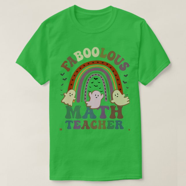 FaBOOlous MATH TEACHER Costume Det här är mitt tal T Shirt (Design framsida)