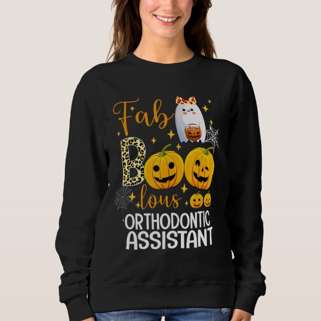 Faboolous Orthodontic Assistant Dental Lycklig Hal T Shirt (Framsida)