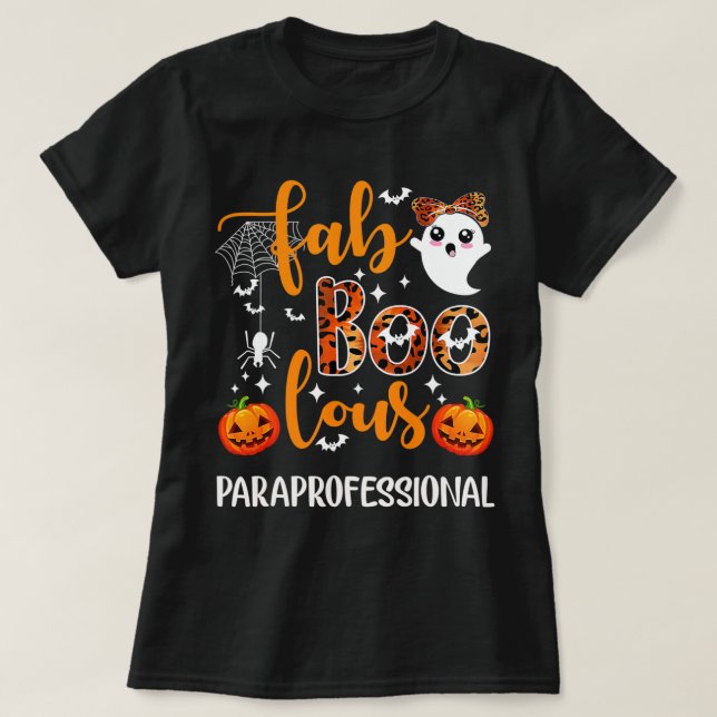 Faboolous Paraprofessionell Roligt Para Squad Lyck T Shirt (Design framsida)