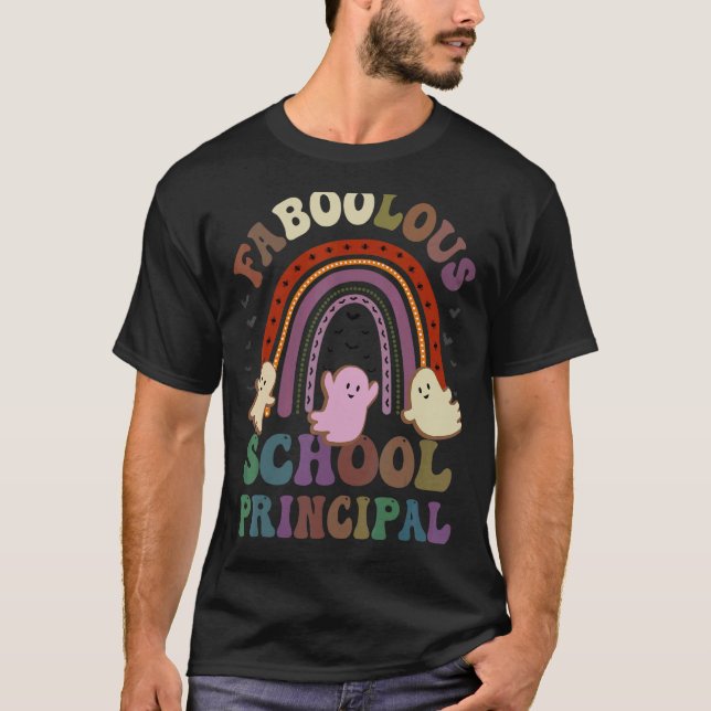 FaBOOlous SCHOOL PRINCIPAL Costume Det här är mitt T Shirt (Framsida)