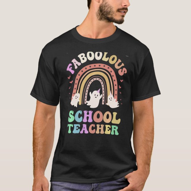 FaBOOlous SCHOOL TEACHER Costume Det här är mitt t Shirt (Framsida)