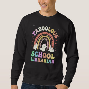 FaBOOlous SKOLBIBLIOTEKARIE Kostym Det här är min  Lång Ärmad Tröja