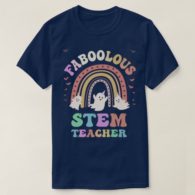 FaBOOlous STEM TEACHER Costume Det här är mitt tal T Shirt (Design framsida)